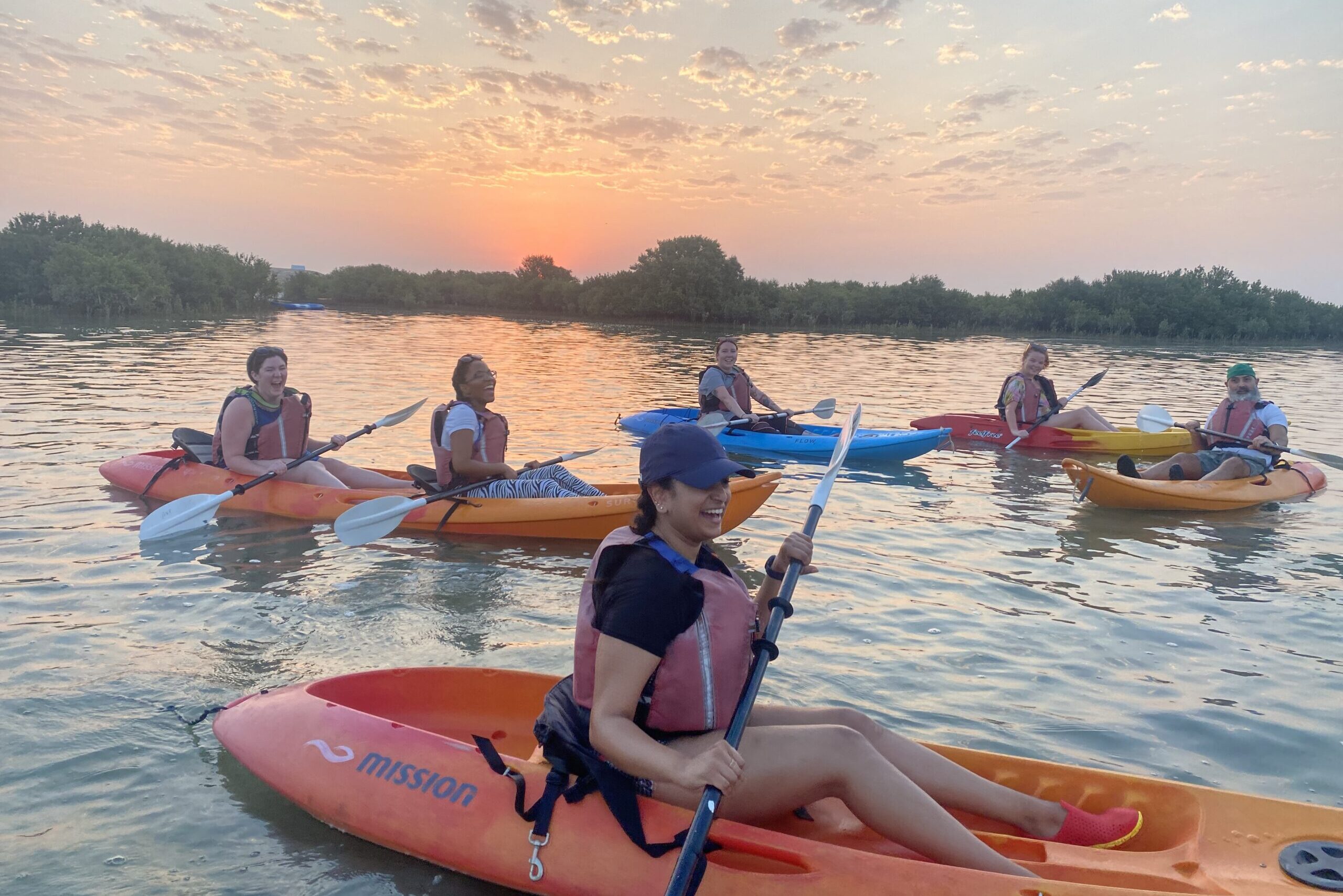 kayaking in mangroves