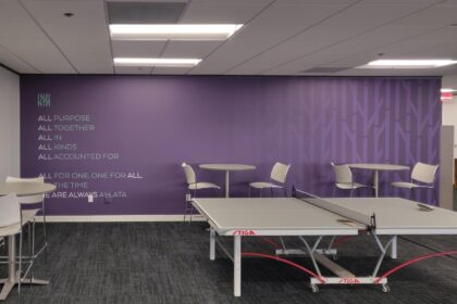 Interior wall graphics in Dallas