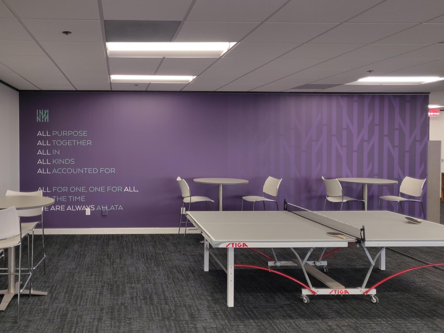 Interior wall graphics in Dallas