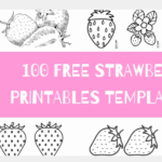 Free printable strawberry templates
