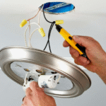 Lighting fixture installation
