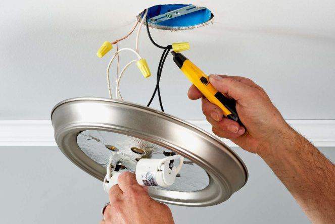 Lighting fixture installation