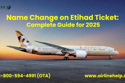 Name Change on Etihad Ticket