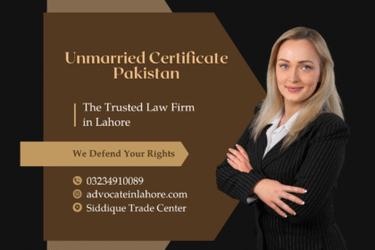 Single Status Certificate in Pakistan