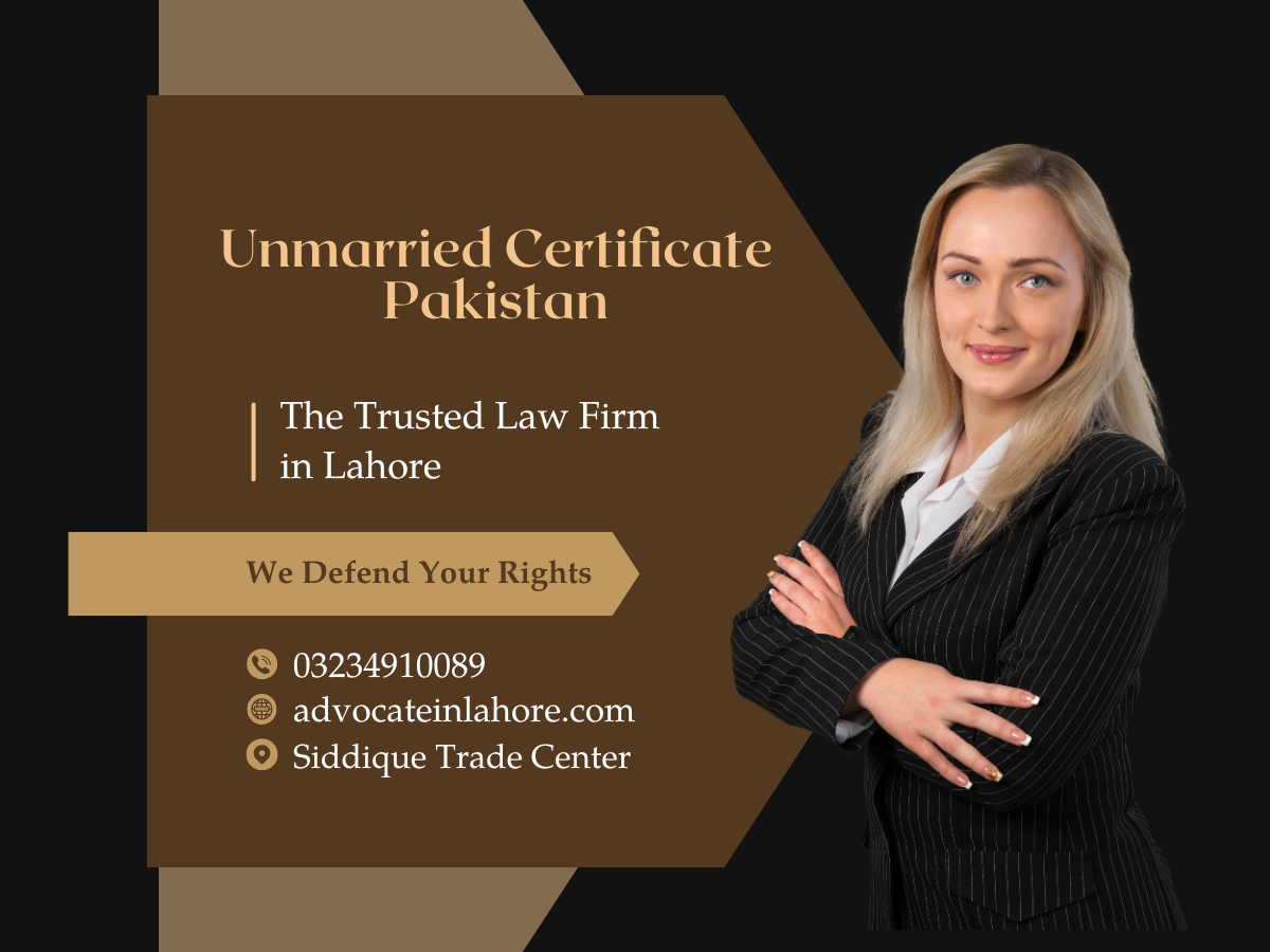 Single Status Certificate in Pakistan