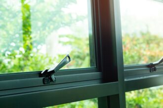 Black Window Latch Handle