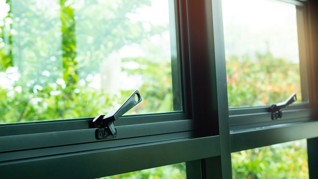 Black Window Latch Handle
