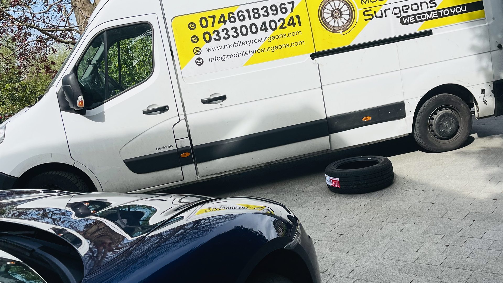 mobile tyre fitting in Guildford